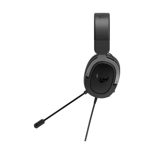 ASUS TUF Gaming H3 Gun Metal 7.1 Surround Sound Gaming Headset with Fast-Cooling Ear Cushions and Deep Bass