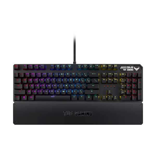 ASUS ASUS TUF Gaming K3 NKRO RGB Mechanical Keyboard with 8 Programmable Macro Keys and Aura Sync RGB Lighting Default Title
