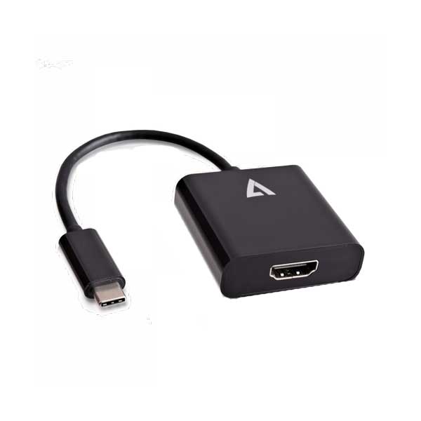 V7 V7 V7UCHDMI-BLK-1E USB-C Male to HDMI1.4 Female 4K UHD Video Adapter Default Title
