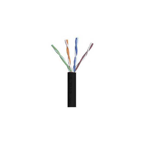 Altex Preferred MFG Black Cat5e Cable, 24AWG, 4-Pair, 350MHz, 1000FT Box Default Title
