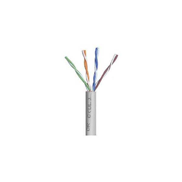Commodity Cables Grey Cat5e Plenum (CMP) Cable, 24AWG, 4-Pair, 350MHz, FR PVC, Sold By The Foot Default Title

