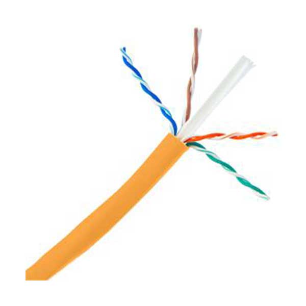 Cat 6 23AWG 600MHz CMR UTP Data Cable - 1000' (Orange)