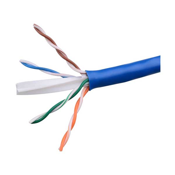 Altex Preferred MFG Blue Cat6 Plenum (CMP) Cable, 23AWG, 4-Pair, 600MHz, FR PVC, 1000FT Box Default Title
