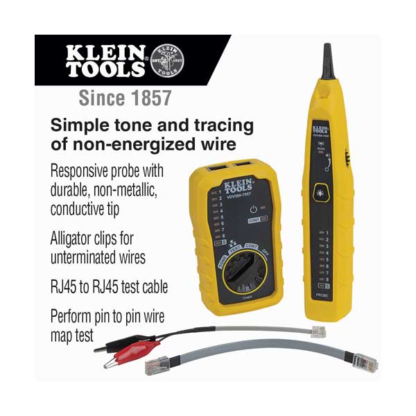 Klein Tools VDV500-705- Tone & Probe Test and Trace Kit