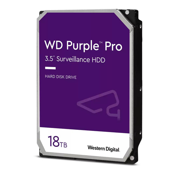 Western Digital Western Digital WD181PURP 18TB WD Purple Pro Smart Video Hard Drive Default Title
