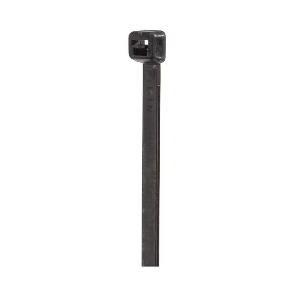 SR Components WT-8-18B-M 8" 18lb Black UV Weather Resistant Nylon Self Locking Cable Zip Ties 1000-Pack