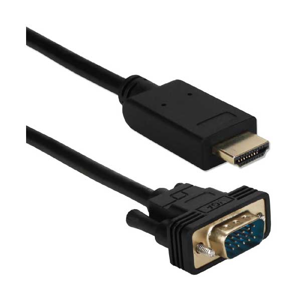 QVS QVS XHDV-06 6ft HDMI to VGA Video Converter Cable Default Title
