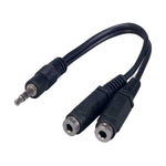Comtop 3.5mm Stereo Male to Dual Female Audio Splitter Cable | 6ft | 10A3-03206