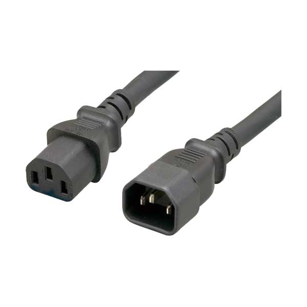 Comtop 18AWG 3-Conductor IEC-60320-C14 TO IEC-60320-C13 Power Cord | 10ft | 10W1-02210