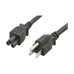 Comtop 18AWG 3-Conductor NEMA 5-15P TO IEC-60320-C5 Power Cord | 10ft | 10W1-15210
