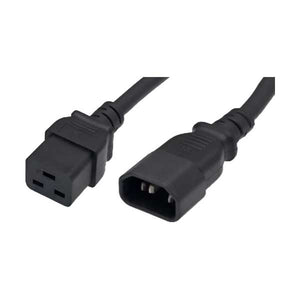 Comtop 14/3 AWG UL SJT C14 to C19 Power Cord | Black | 6ft | 10W1-C1419-06