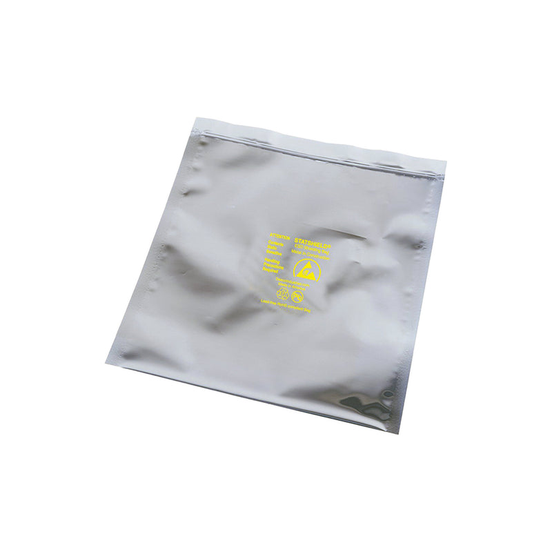 Desco 13627 5"x 5" Statshield Metal-In ESD Zipper Bag - Antistatic