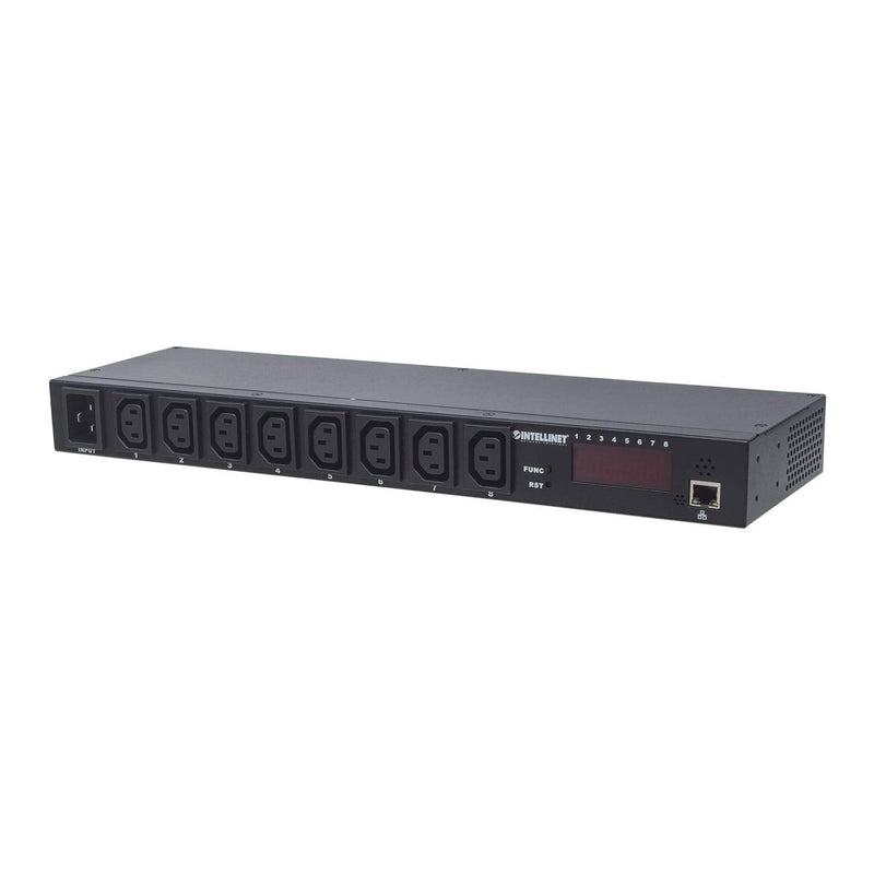 Intellinet 163682 19" 8-Port Rackmountable Intelligent Power Distribution Unit