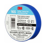 3M Temflex 165 Vinyl Electrical Tape | 3/4 in x 60 ft | 6 mil | Blue | 165BL4A