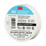 3M Temflex 165 Vinyl Electrical Tape | 3/4 in x 60 ft | 6 mil | White | 165WH4A