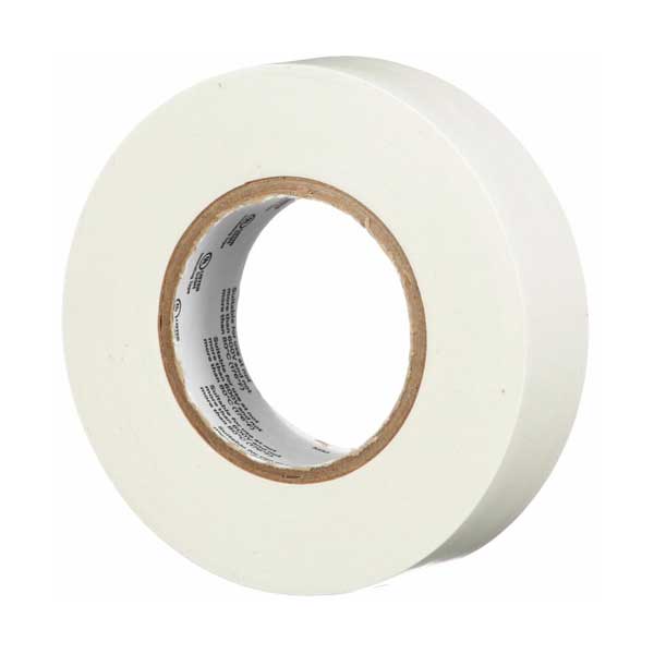 3M Temflex 165 Vinyl Electrical Tape | 3/4 in x 60 ft | 6 mil | White | 165WH4A