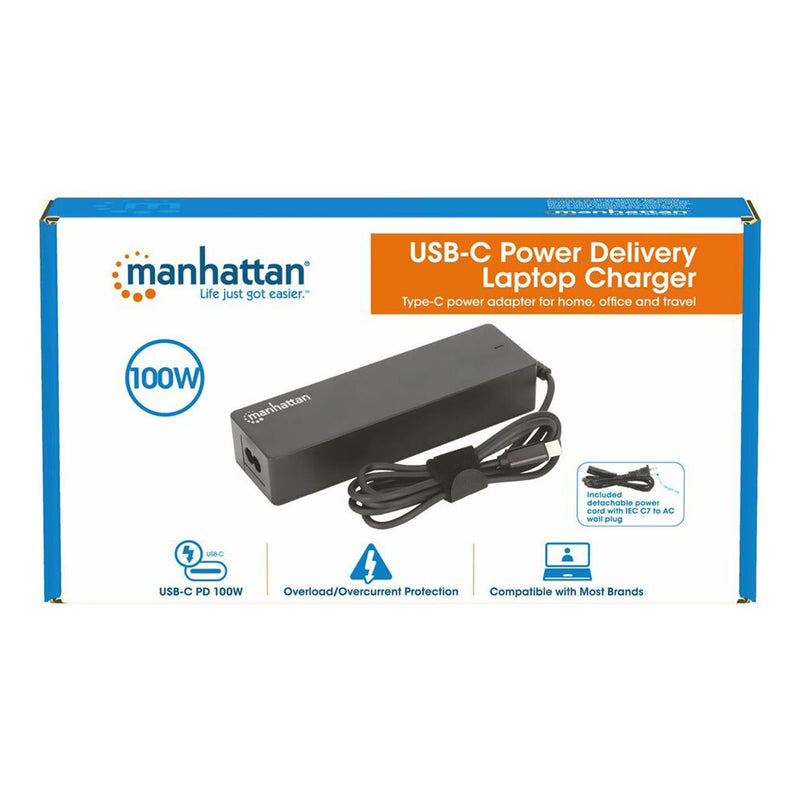 Manhattan 180900 100W USB-C Power Delivery Laptop Charger