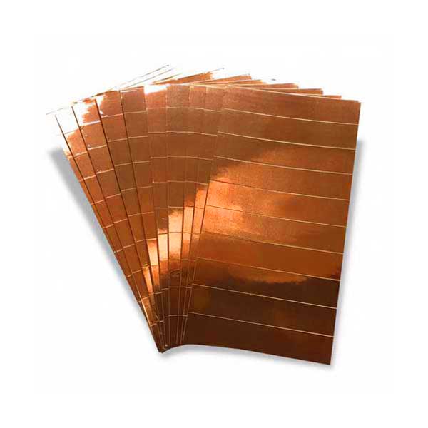 Platinum Tools Copper Foil Strips with Conductive Adhesive | 100-Pack | 2039