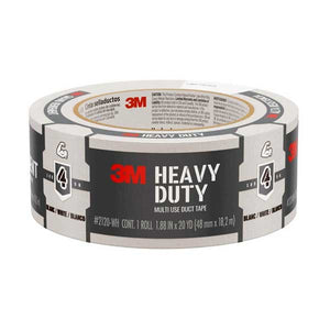 3M Heavy Duty Duct Tape | Type 4 Multi-Use | 1.88 in x 20 yd | White | 2120-WH