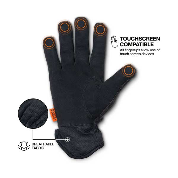 Klein Tools Lightweight General Purpose Gloves | Black | X-Large | 22022