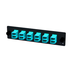 Vertical Cable Flangeless LGX Adapter Plate | LC duplex | DX/MM/OM3/OM4 | 6-Position | 264-LAP04-1B6C1