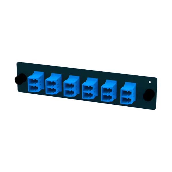 Vertical Cable Flangeless LGX Adapter Plate | LC Duplex | MM/OM3/OM4 | 6-Position | 264-LAP04-1B6Z1