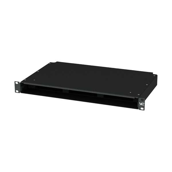Vertical Cable 1RMU Optical Fiber Rack-Mount Patch Enclosure | LGX | 3-Position | 267-RES01-1C1