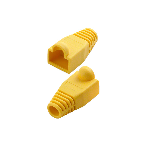 Pan Pacific Pan Pacific 32-1900YE-6 Yellow PVC Boot for CAT/RJ45 Mod Plugs - 6.0mm Default Title
