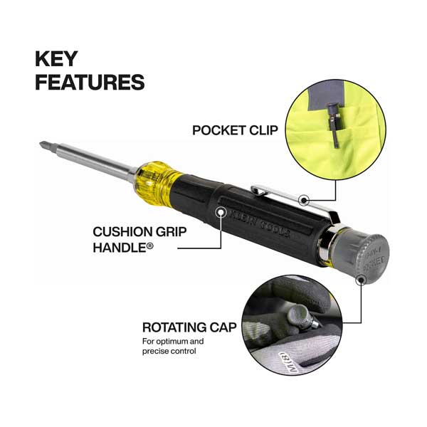 Klein Tools 13-in-1 Pocket Precision Screwdriver | 32600P