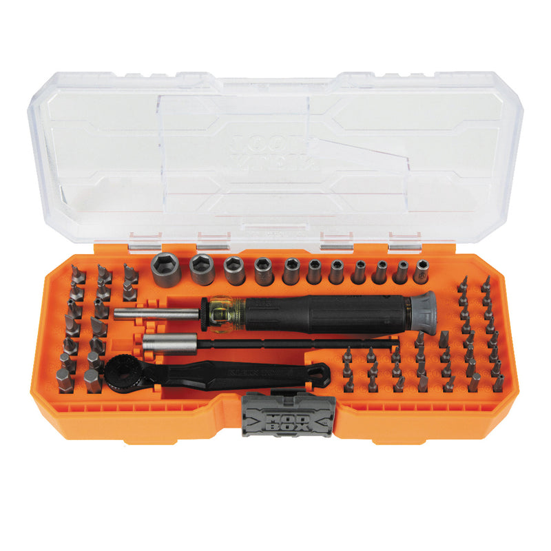 Klein Tools 32787 64-Piece Precision Ratchet and Driver System