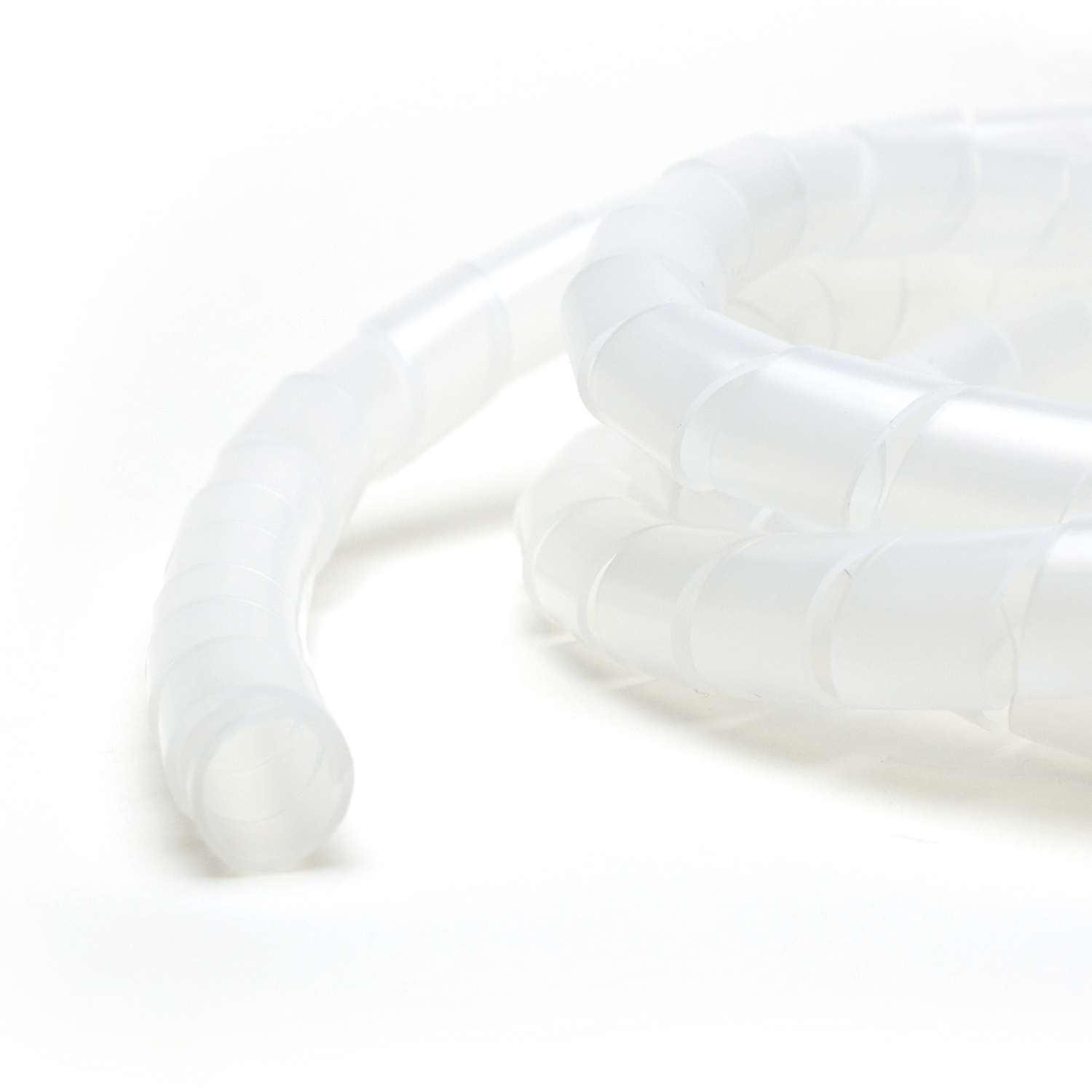 3/4 Inch Flexible Spiral Wrap, Clear, Sold By The Foot