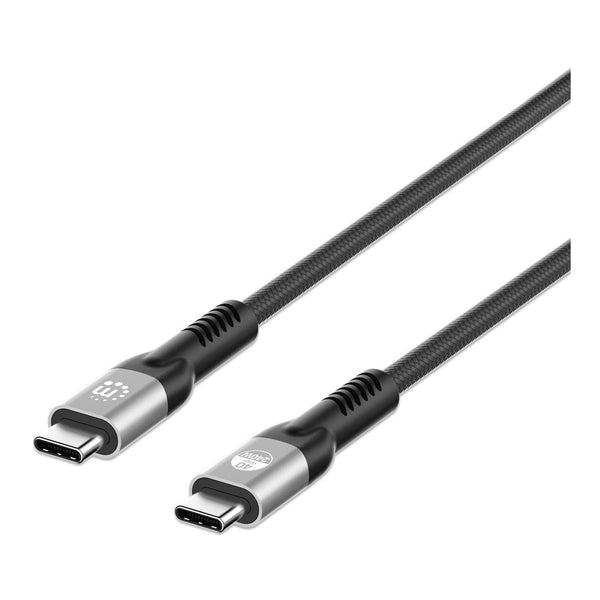 Manhattan Manhattan 356374 USB4 / Thunderbolt 4 Type-C 40 Gbps 8K Video and 240 W EPR Charging Cable / PD 3.1 Default Title
