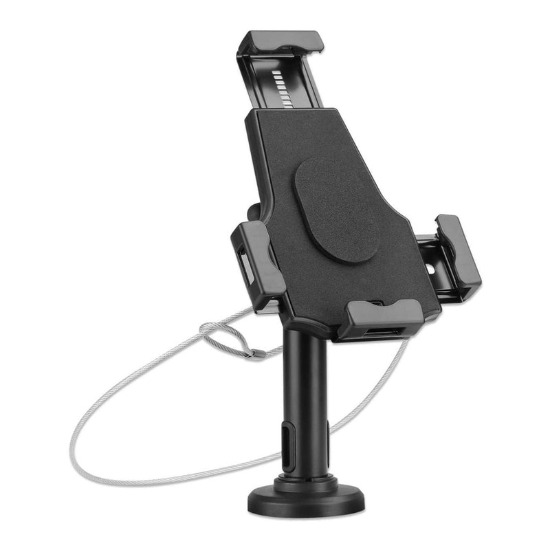 Manhattan 462112 Lockable Desk Stand and Wall Mount Holder for Tablet and iPad - Black