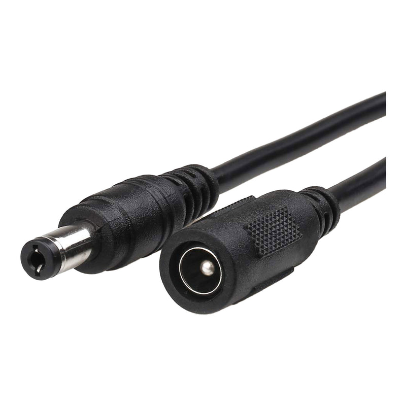 Philmore LKG 48-1031 6ft DC Power Supply Extension Cable with Male-to-Female 2.5mm x 5.5mm Plug/Jack Connectors