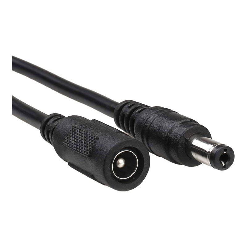 Philmore LKG 48-1031 6ft DC Power Supply Extension Cable with Male-to-Female 2.5mm x 5.5mm Plug/Jack Connectors