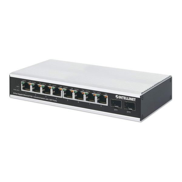 Intellinet Intellinet 508261 8-Port Gigabit Ethernet PoE+ Industrial Switch with 2 SFP Ports Default Title
