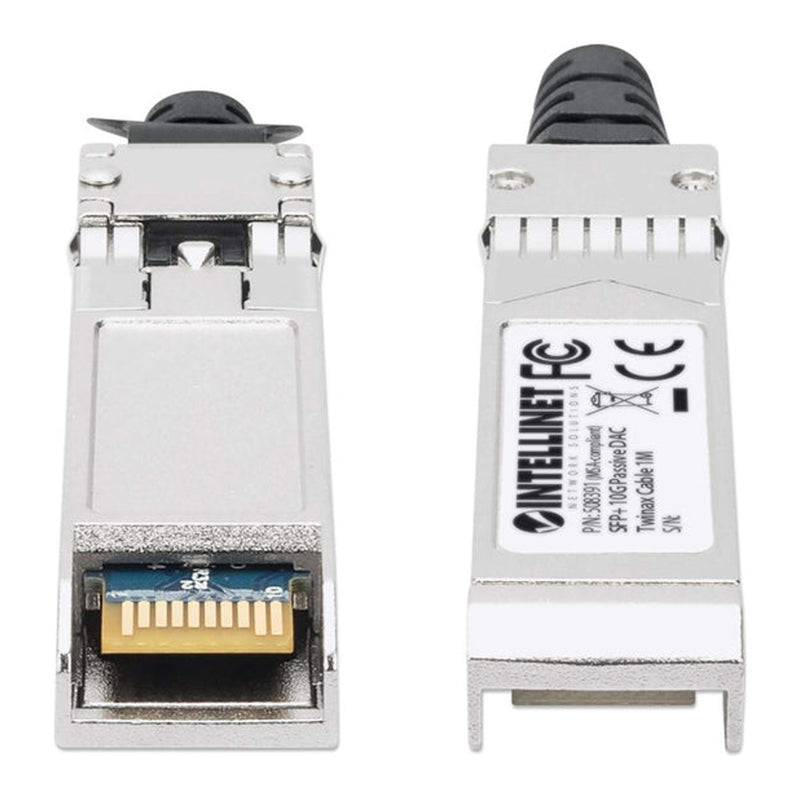 Intellinet 508391 3ft SFP+ 10G Passive DAC Twinax Cable - Black