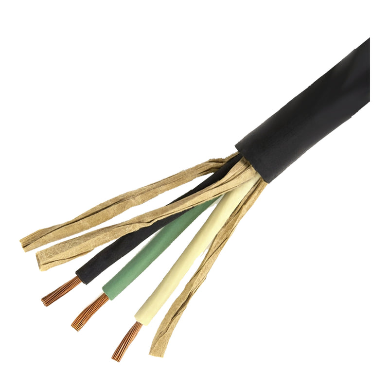 Altex Preferred MFG 558086-250ft 14AWG 3-Conductor 300VDC SJOOW 41/30 Strand Bare Copper Wire - 250ft Spool