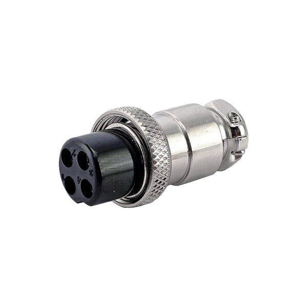 Philmore LKG Philmore LKG 61-604 4-Pin In-Line Female Rugged Mobile Connector with Strain Relief - Cable Mount Default Title
