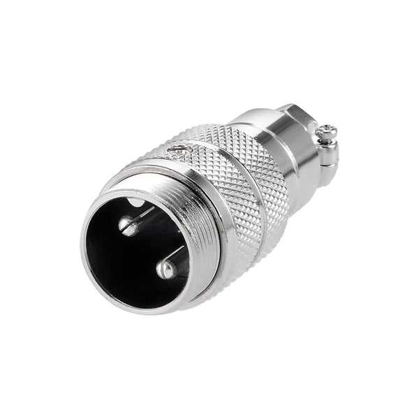 Philmore LKG Philmore LKG 61-632 2-Pin In-Line Male Rugged Mobile Circular Connector with Strain Relief - Cable Mount Default Title
