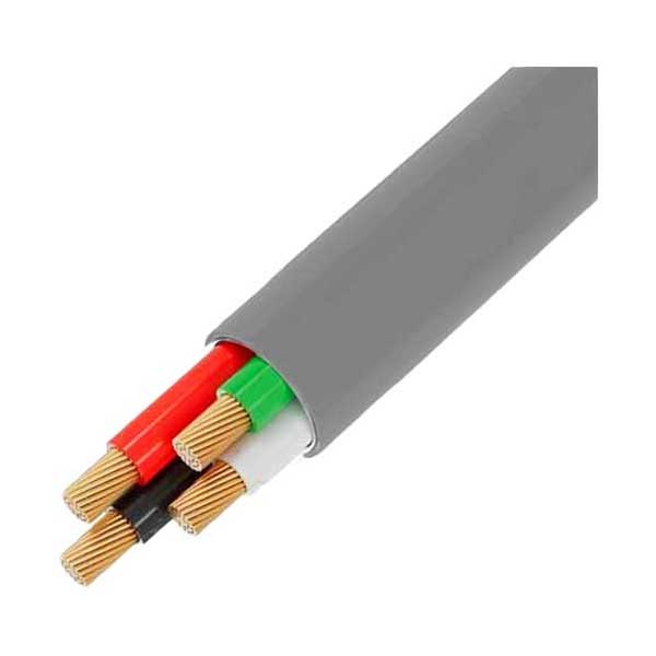 16AWG 4-Conductor Unshielded Multi-Conductor Cable | Stranded Copper | PVC Jacket | Grey | 500ft | 656020-500