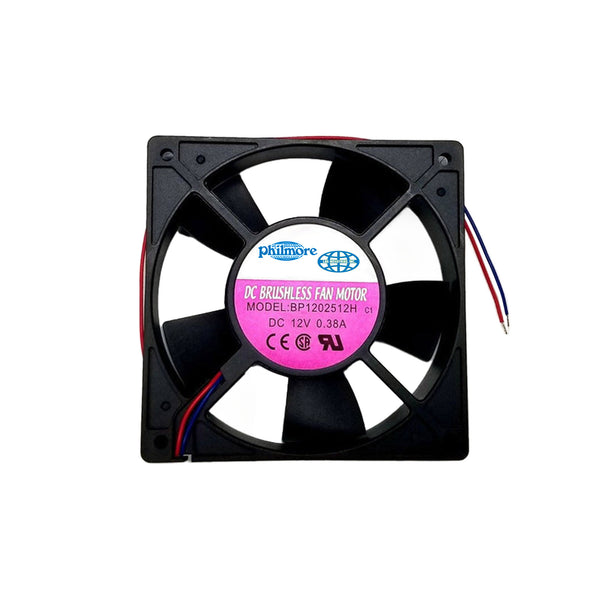 Philmore LKG Philmore LKG 70-1128 120mm 12V DC 240mA Ball Bearing DC Brushless Motor Cooling Fan - Black Default Title
