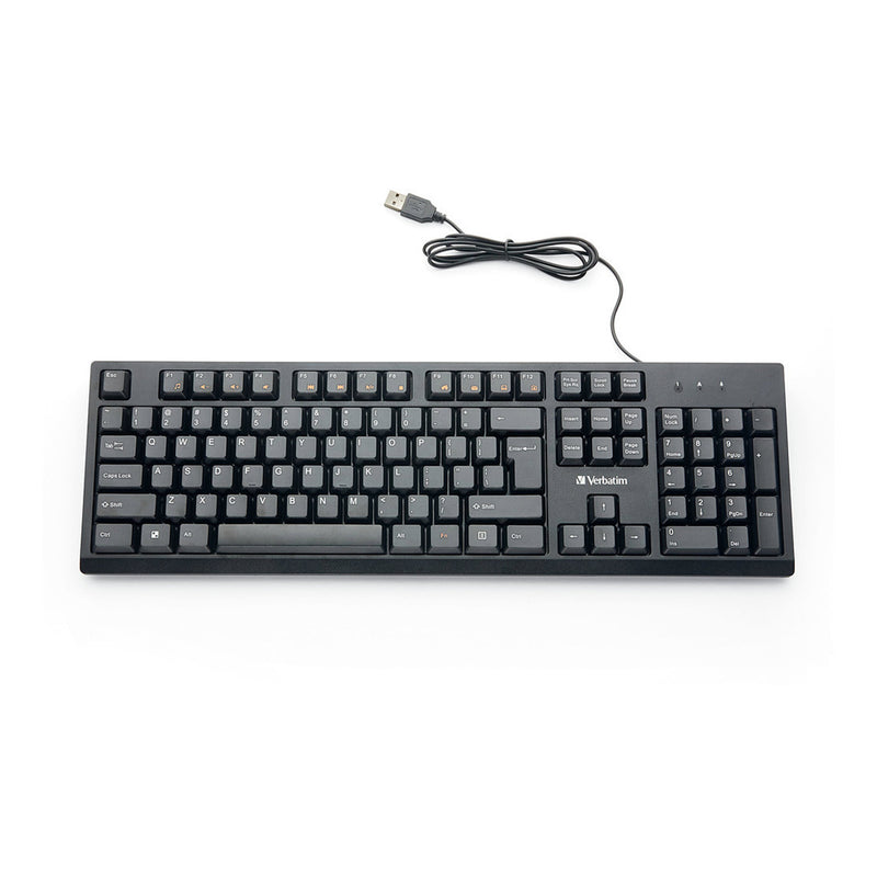 Verbatim 70734 Wired USB Keyboard & Mouse Combo