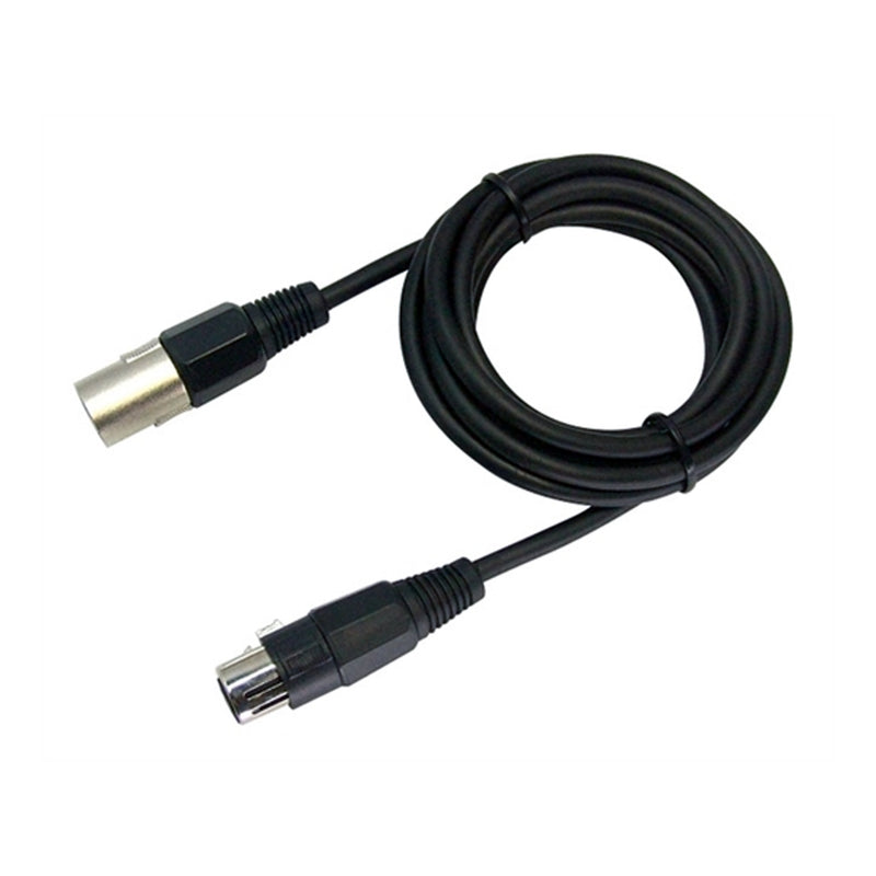 Philmore LKG 71-1570 6ft 3-Pin Male to Female Balanced XLR Microphone Cable - Black