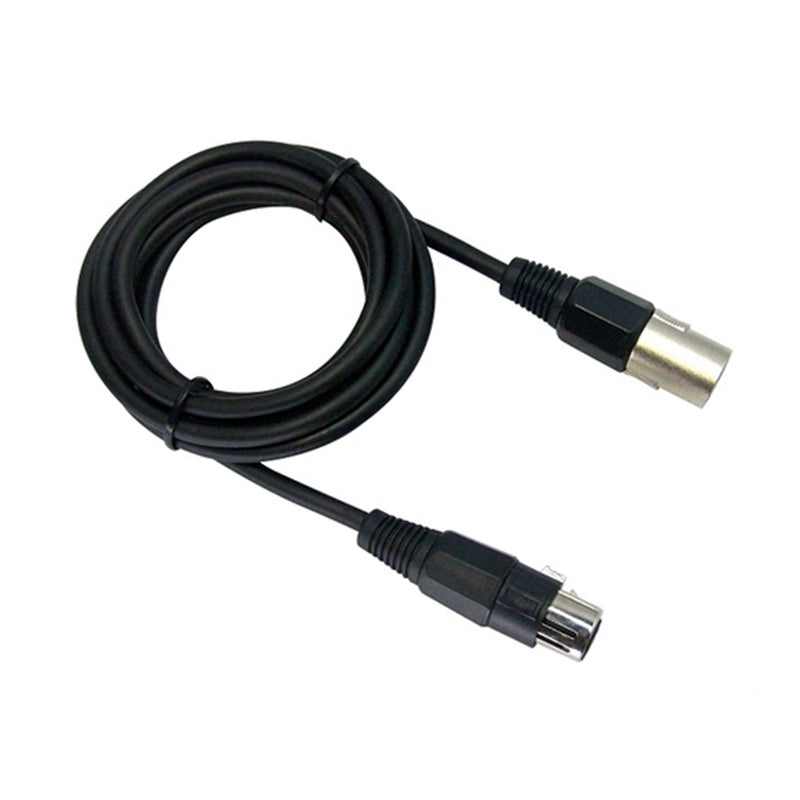 Philmore LKG 71-1570 6ft 3-Pin Male to Female Balanced XLR Microphone Cable - Black