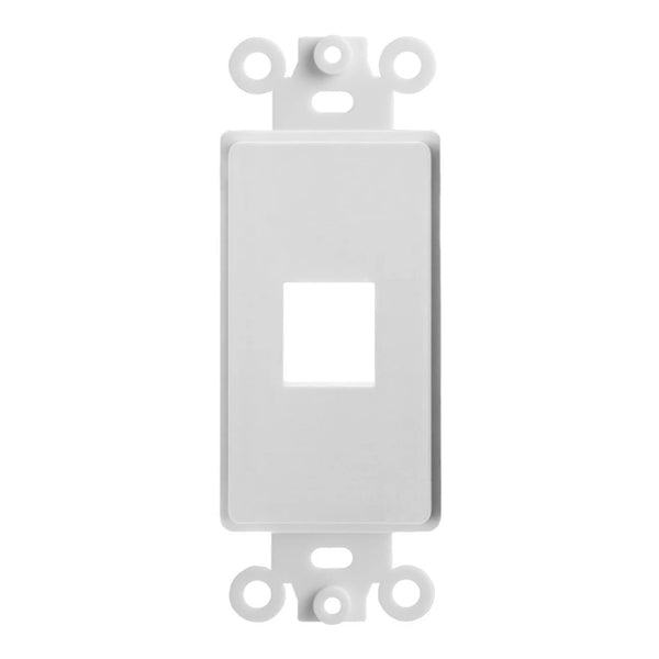 Philmore LKG Philmore LKG 72-5051 1-Port Single Gang Flush Mount Keystone Wallplate Insert - White Default Title
