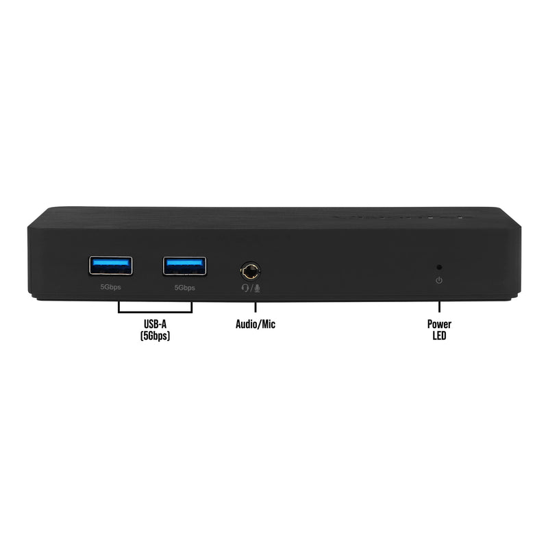 VisionTek 901693 VT1100 Dual Display Universal USB 3.0 Docking Station - Black