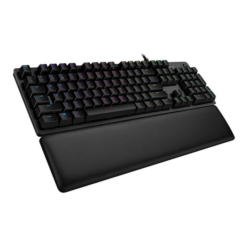 Logitech 920-009332 G513 Lightsync RGB Mechanical Gaming Keyboard with GX Red Switches - Carbon Black