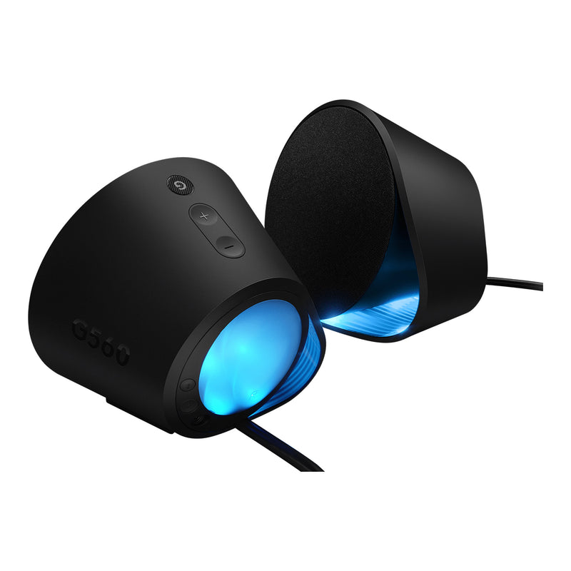 Logitech 980-001300 LIGHTSYNC G560 2.1 Bluetooth Gaming Speaker System - 240W RMS - Black
