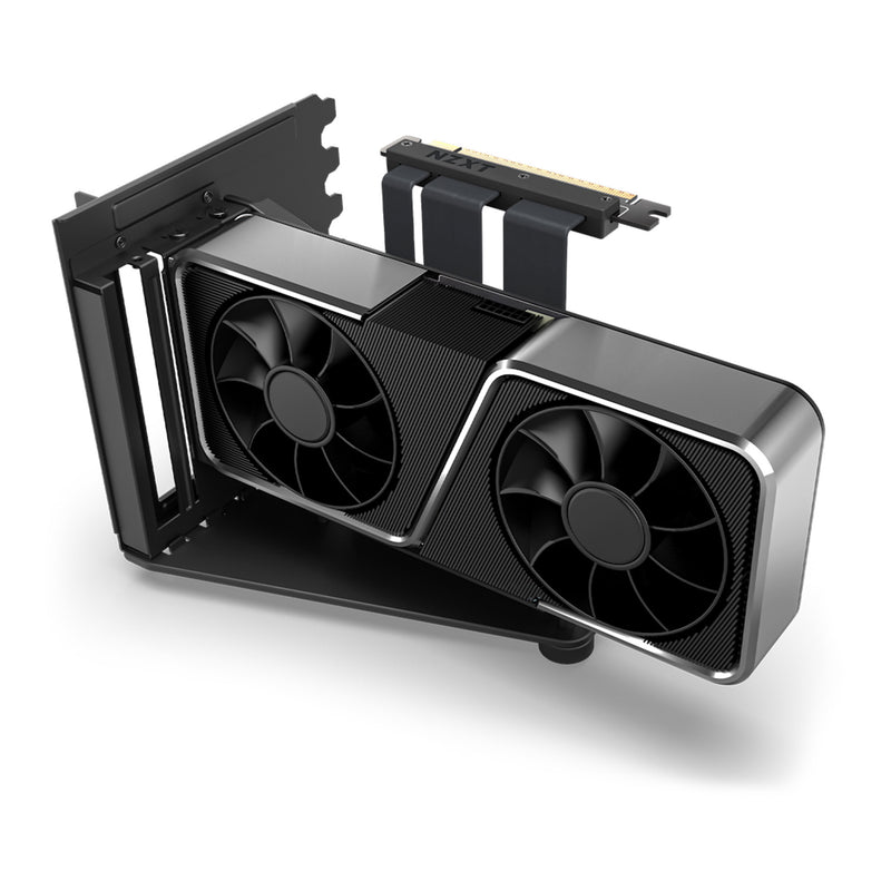 NZXT AB-RH175-B1 PCIe 4.0 Vertical GPU Mounting Kit - Matte Black